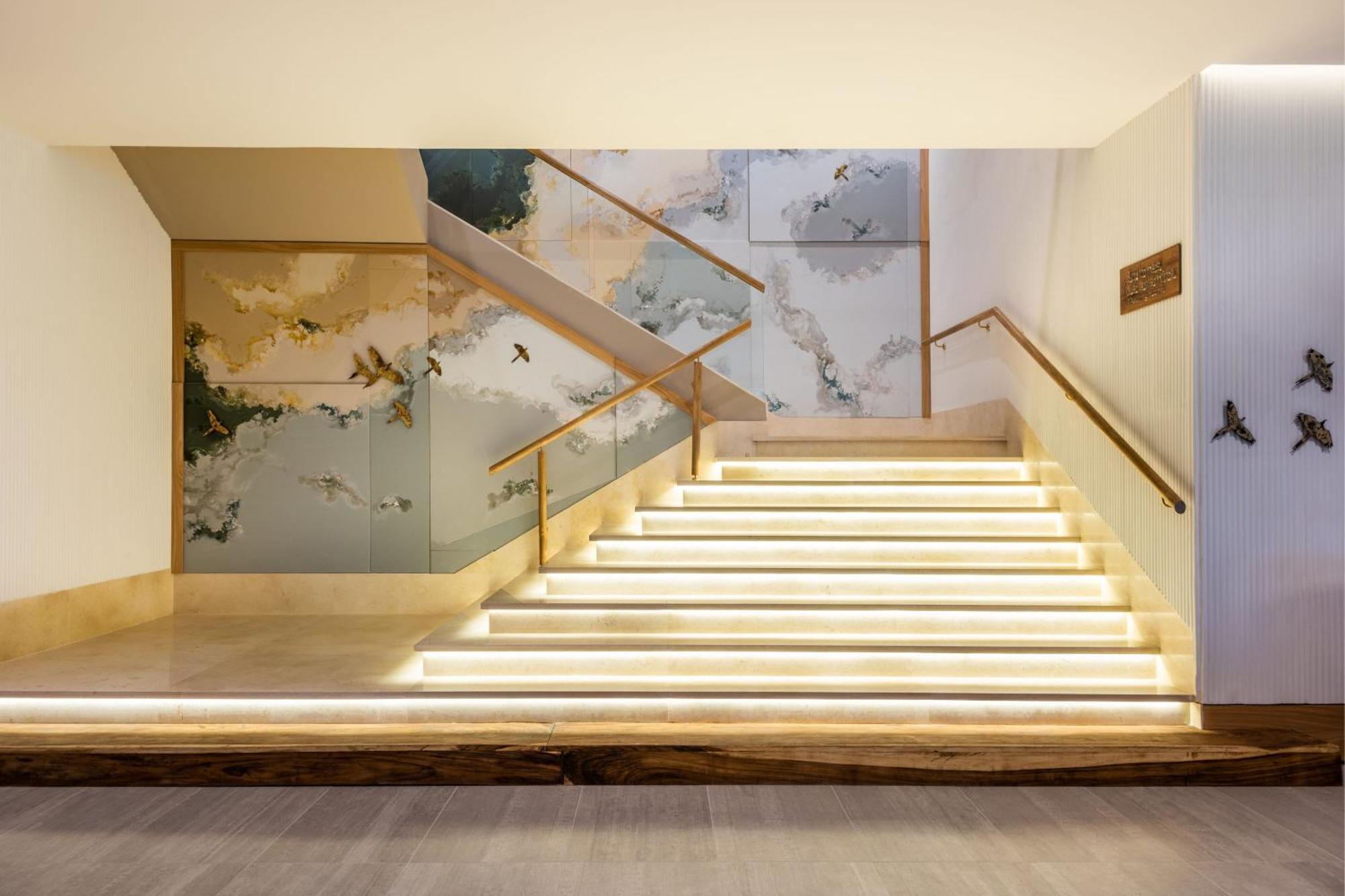 Santa Marta Marriott Resort Playa Dormida Exterior foto The staircase at the entrance of the museum